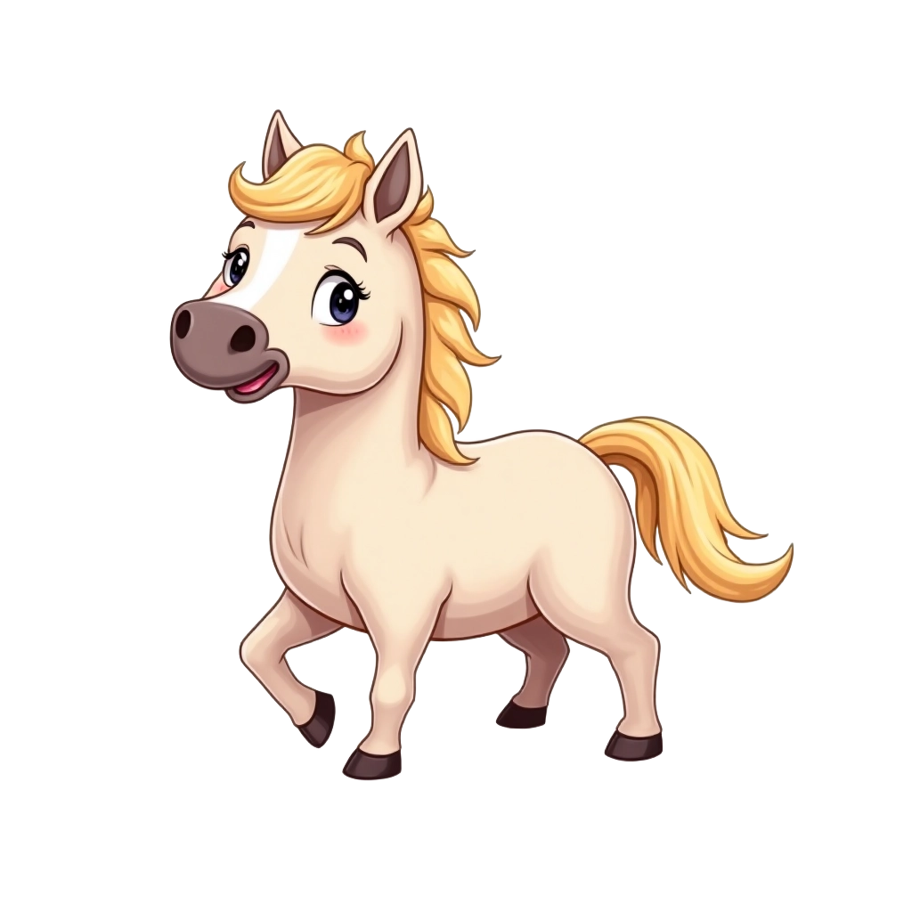 Cartoon Horse Illustration